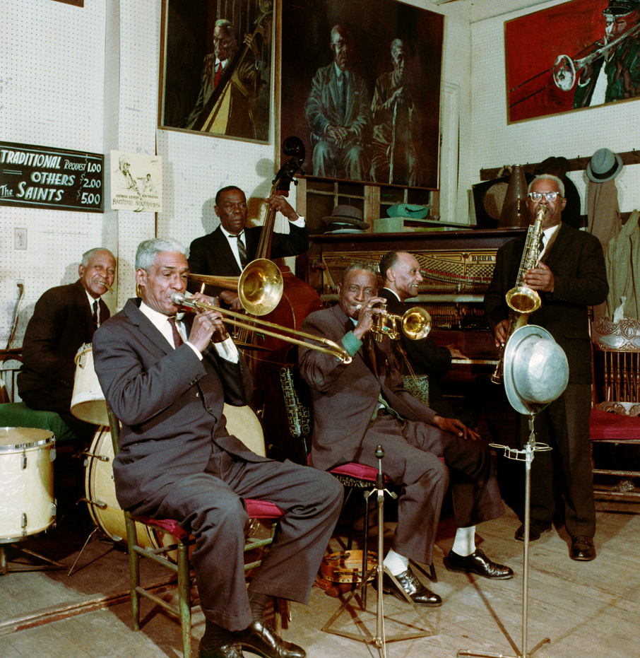 Jazz band , New Orleans , Louisiana , USA